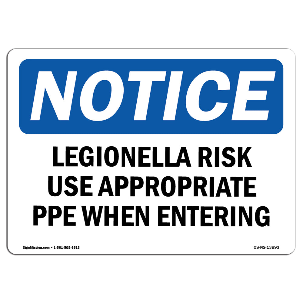 Legionella Risk Use Appropriate PPE When Entering