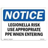 Legionella Risk Use Appropriate PPE When Entering