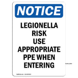 Legionella Risk Use Appropriate PPE When Entering