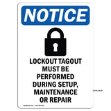NOTICE Lockout Tagout Setup Maintenance Repair