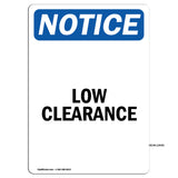 Low Clearance Sign