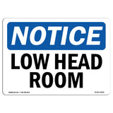 Low Head Room Sign