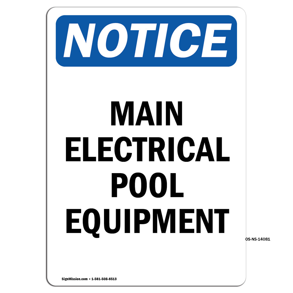 Main Electrical Pool Equipment