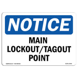 Main Lockout Tagout Point