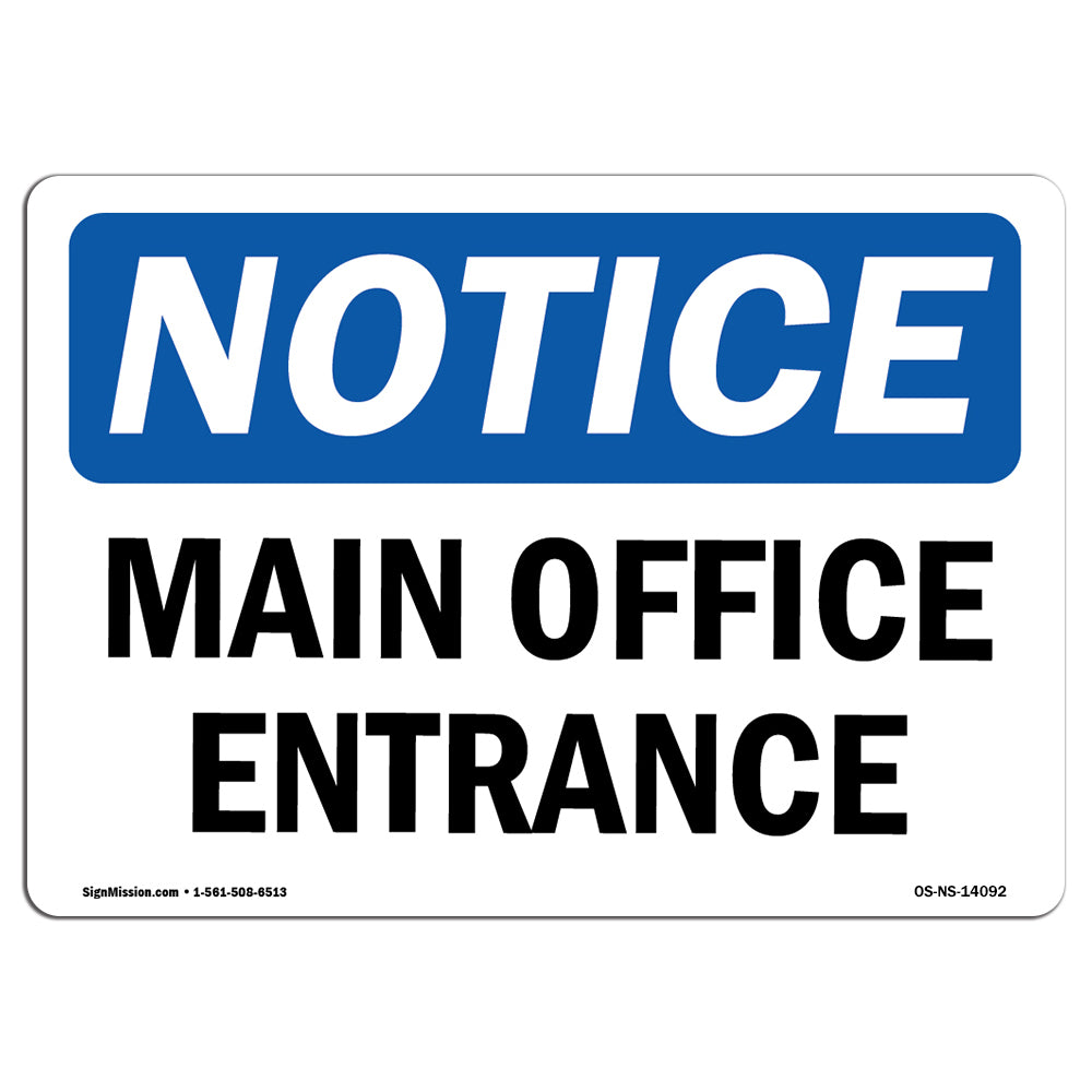 Main Office Entrance