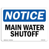 Main Water Shutoff