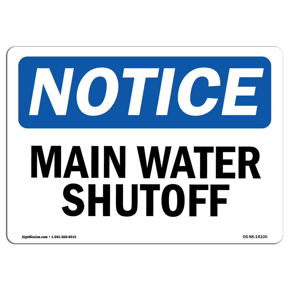 Main Water Shutoff