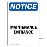 Maintenance Entrance