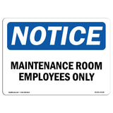 Maintenance Room Employees Only