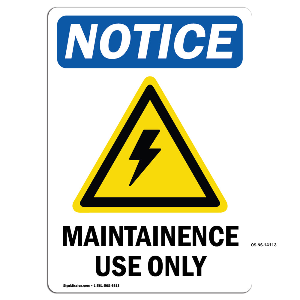 Maintenance Use Only