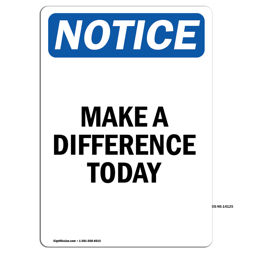 Make A Difference Today