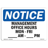 Management Office Hours Mon - Fri ____ Am
