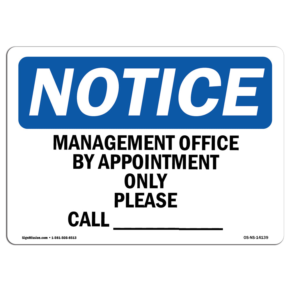 Manager's Office By Appointment Only Please