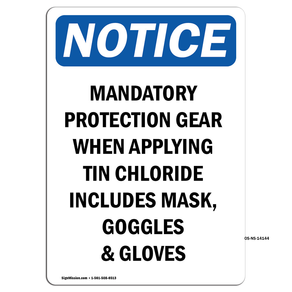 Mandatory Protection Gear When Applying