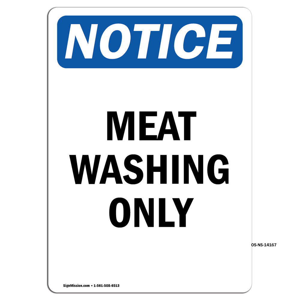 Meat Washing Only