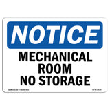 Mechanical Room No Storage