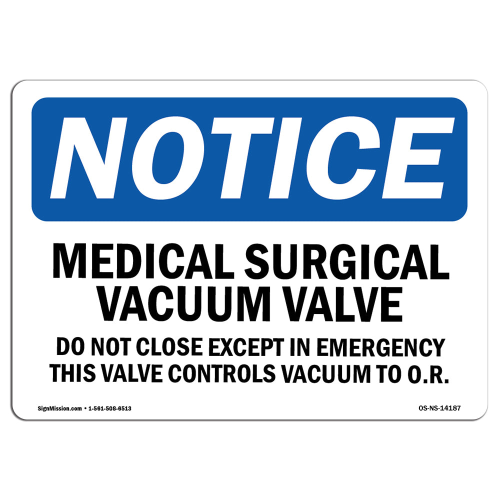 Medical-Surgical Vacuum Valve Do Not Close