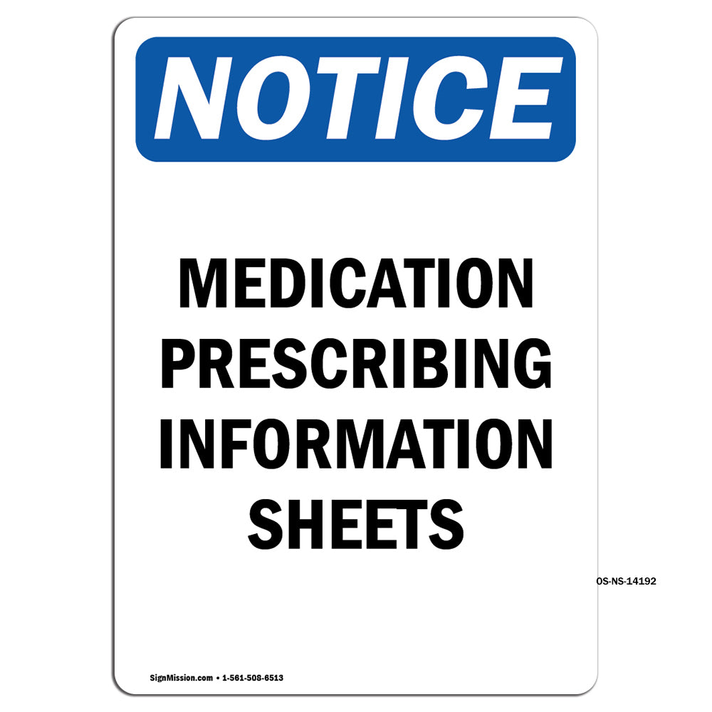 Medication Prescribing Information Sheets