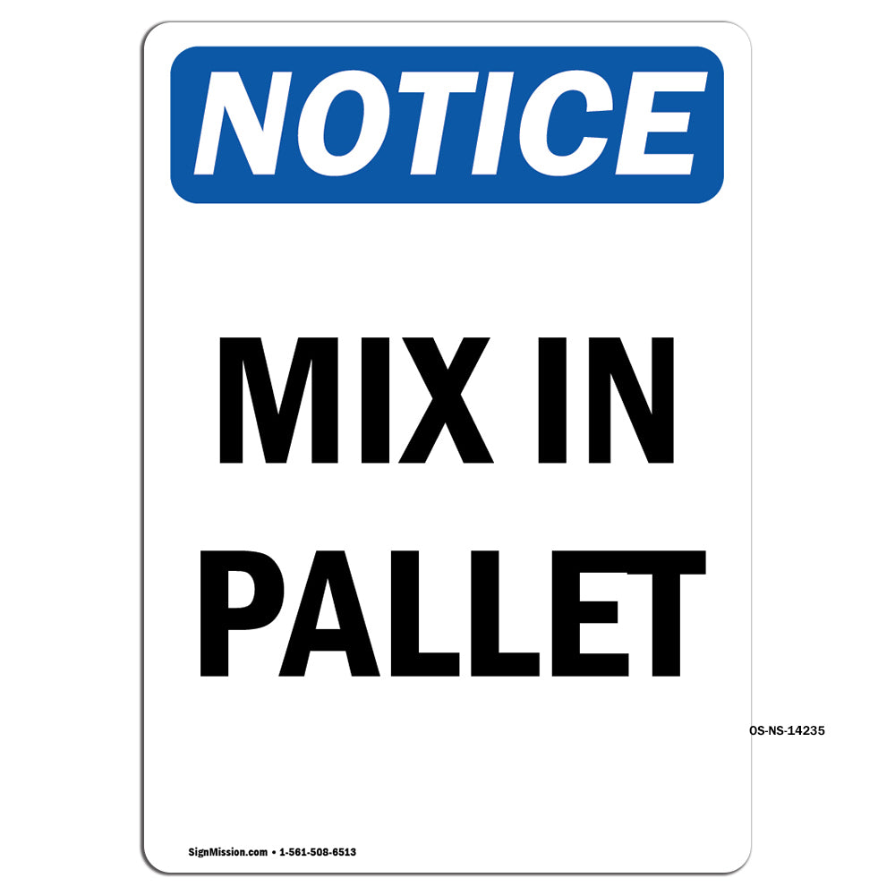 Mix In Pallet