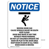 Moving Door Can Cause Serious