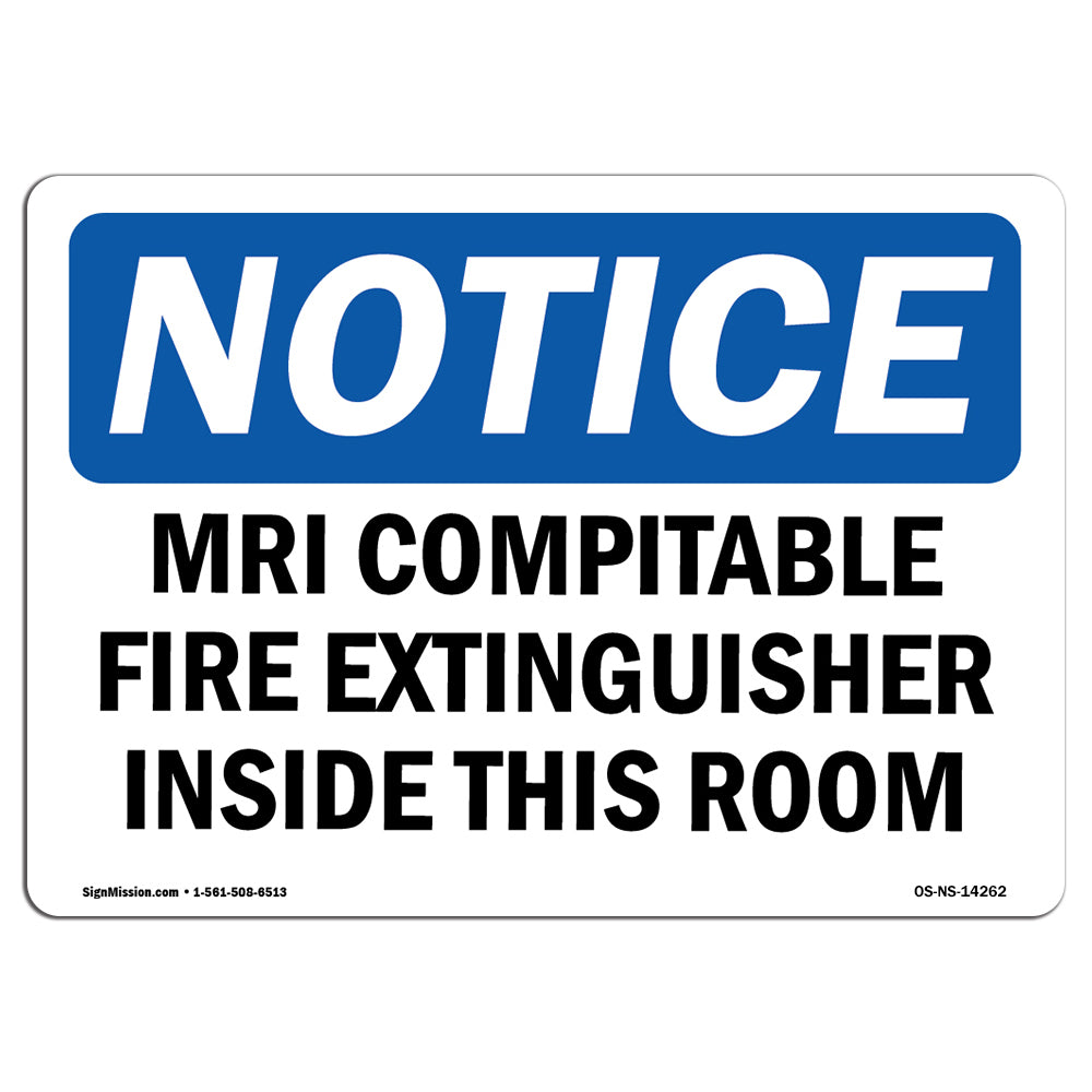 Mri Compatible Fire Extinguisher Inside Mri Room