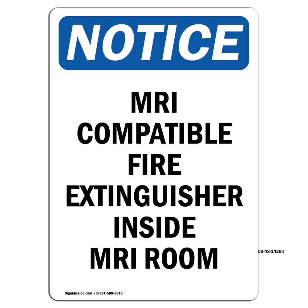Mri Compatible Fire Extinguisher Inside Mri Room