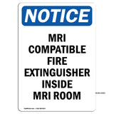 Mri Compatible Fire Extinguisher Inside Mri Room