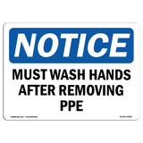 Must Wash Hands After Removing Ppe