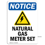 Natural Gas Meter Set
