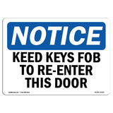 Need Key Fob To Re-Enter This Door