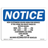 New Customers Sound Horn For Service If