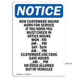 New Customers Sound Horn For Service If