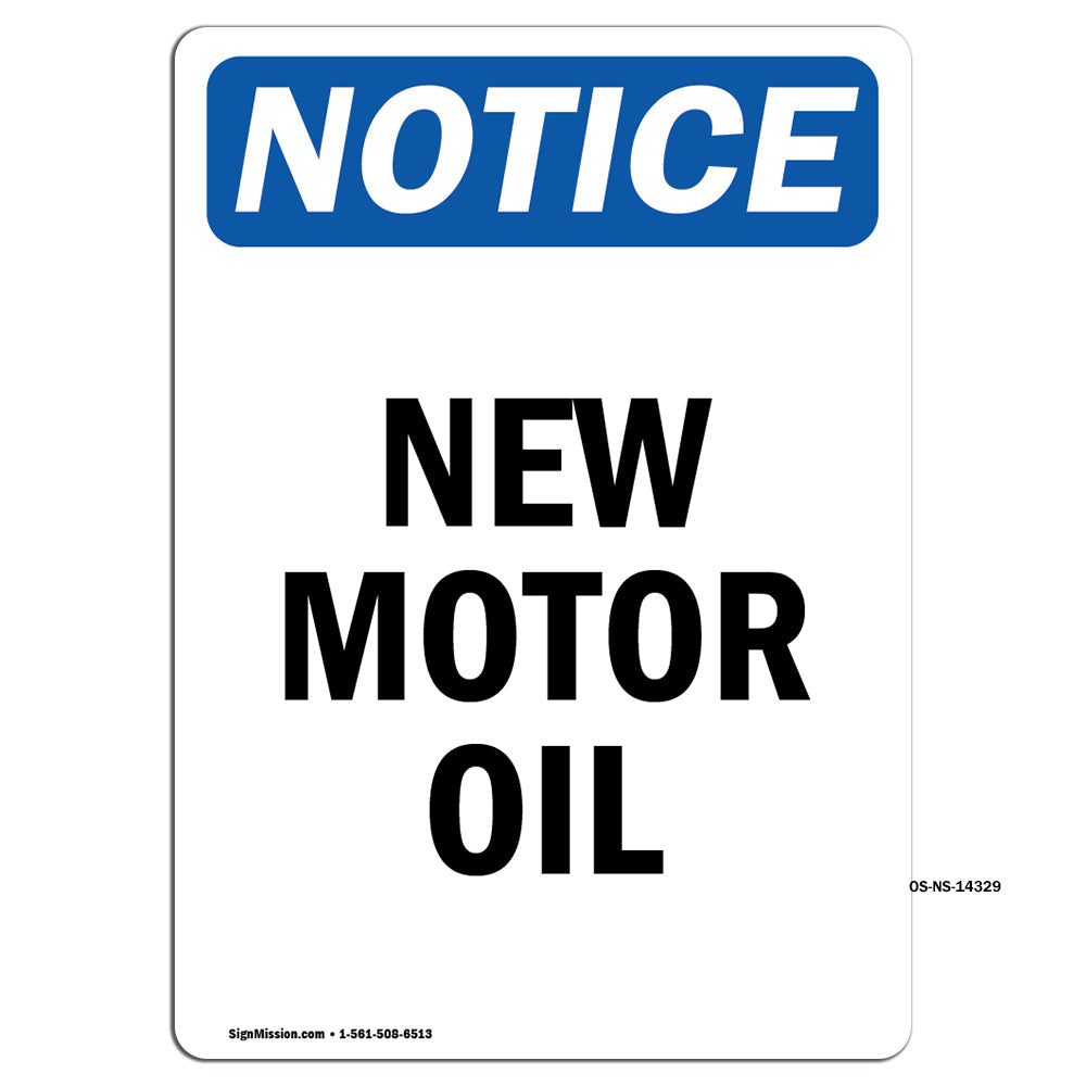 New Motor Oil