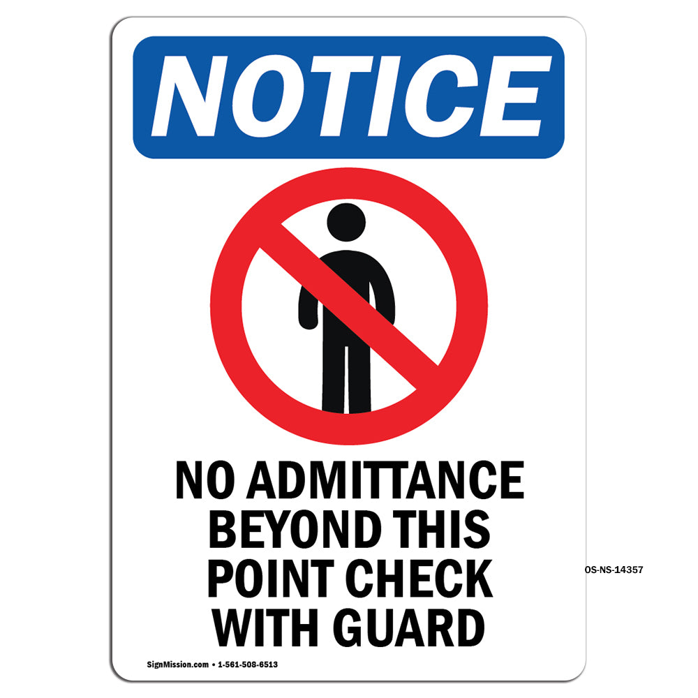 No Admittance Beyond