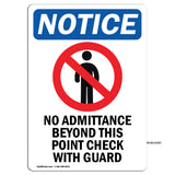 No Admittance Beyond
