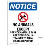 No Animals Except