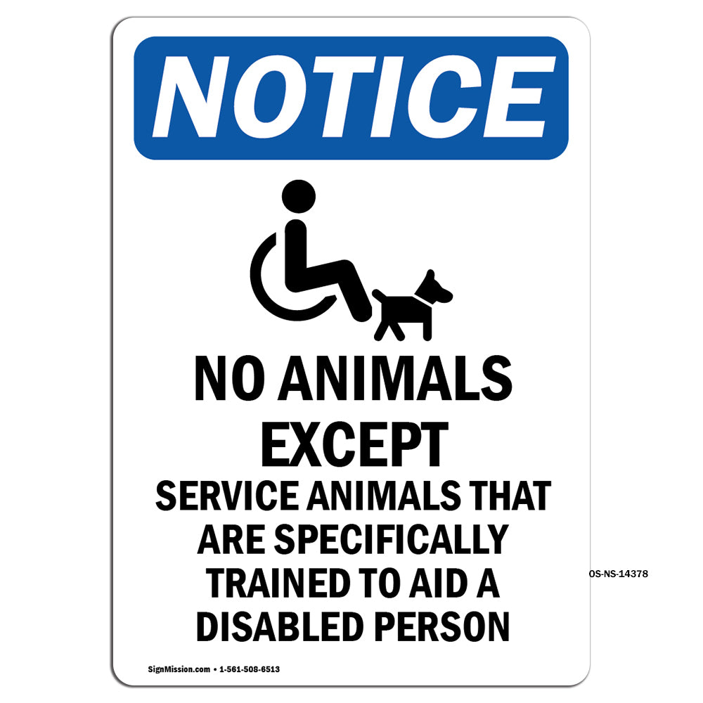 No Animals Except