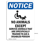 No Animals Except