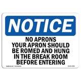 No Aprons Your Apron Should Be Removed And
