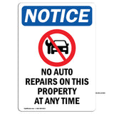 No Auto Repairs On