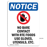 No Bare Contact With Rte Foods