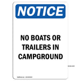 No Boats Or Trailers In Campground