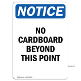 No Cardboard Beyond This Point