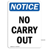 No Carry Out