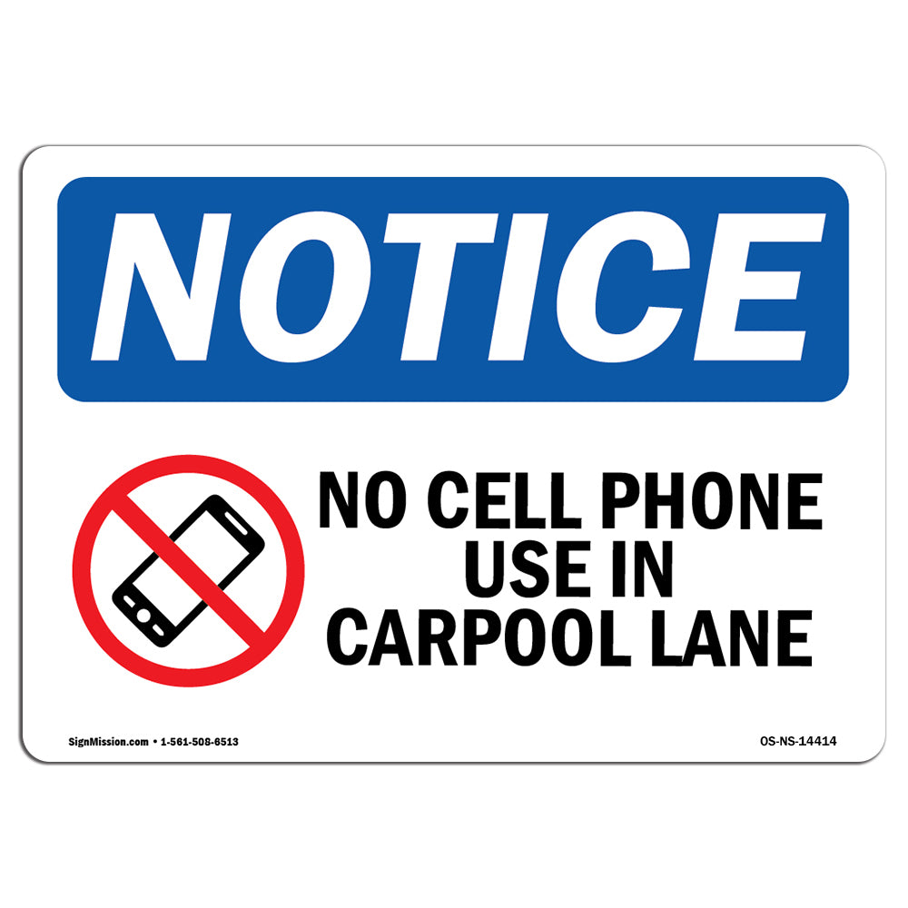 No Cell Phone Use In Carpool Lane