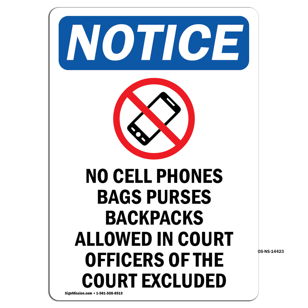 No Cell Phones Bags
