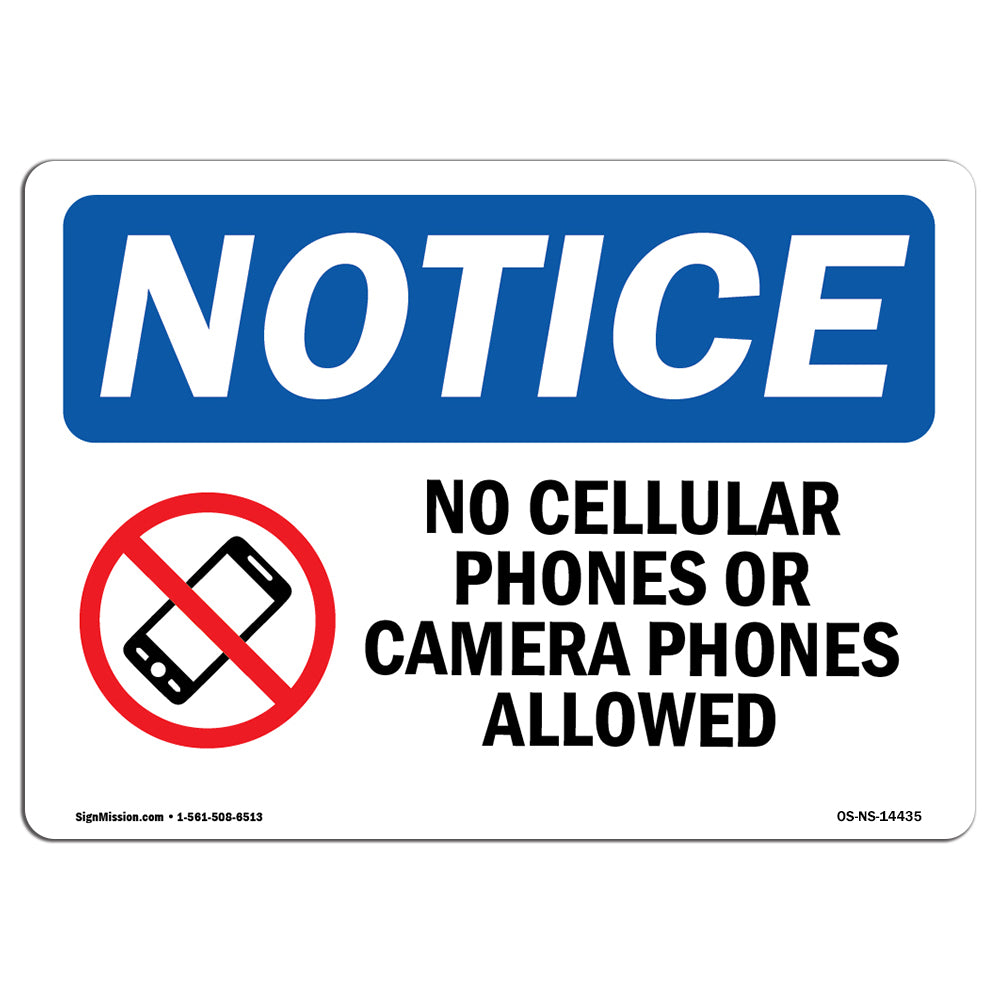 No Cellular Phones Or Camera