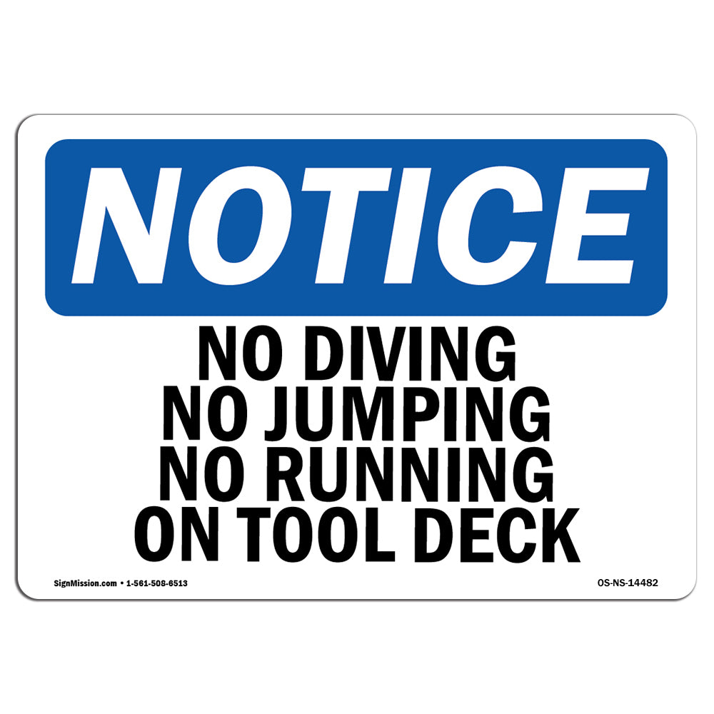 No Diving No Jumping No Running On Pool Deck