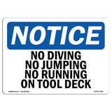 No Diving No Jumping No Running On Pool Deck