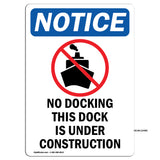No Docking This Dock Is Under